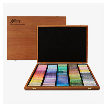 Mungyo Gallery Soft Oil Pastels Wood Box Set of 120 The Stationers
